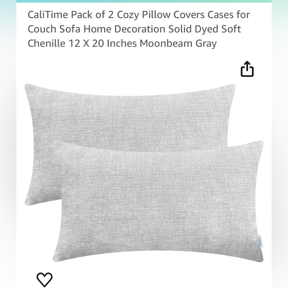 Chenille Pillow Covers